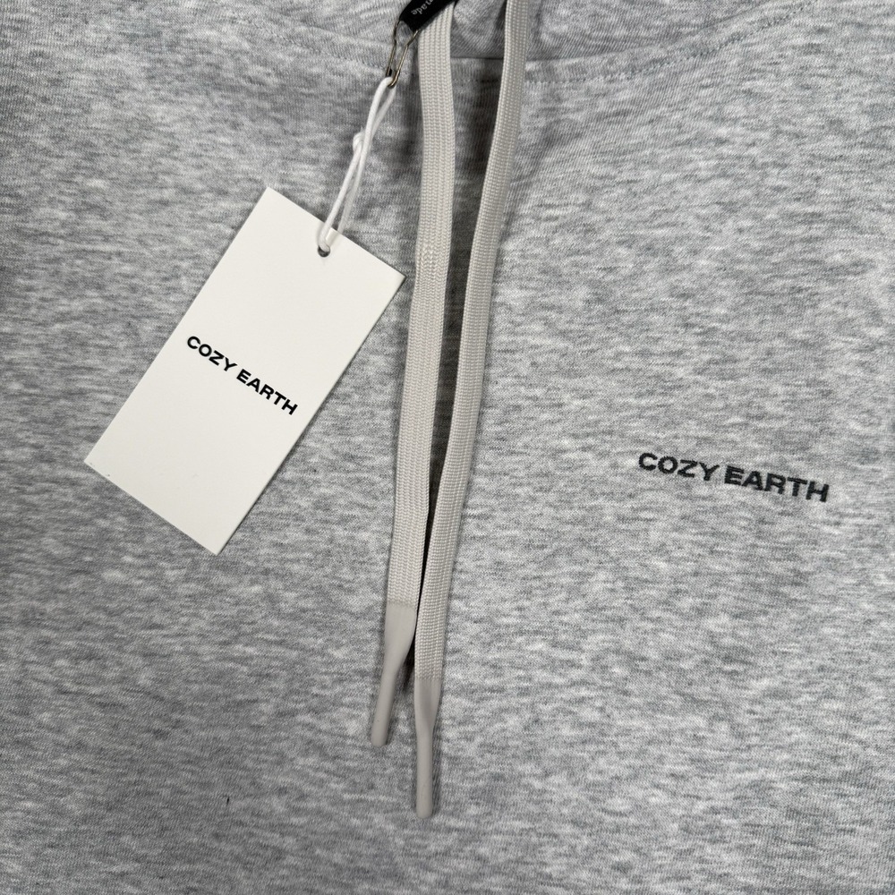 NWT Cozy Earth CityScape 2.0 Oversized Hoodie Sweatshirt Size Small Gray - Picture 3 of 9